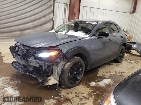 2023 Mazda CX-30 S Carbon Edition with VIN 3MVDMBCM7PM535140, listed as a Copart auction lot 44746645 with 51,810 mi miles and Clean Title. Bid and sale history available at DreamBid. Image 1.