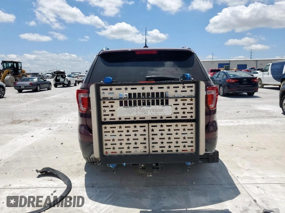 2018 Ford Explorer Limited with VIN 1FM5K7FHXJGB64964, listed as a Copart auction lot 62706785 with 49,119 mi miles and Salvage title. Bid and sale history available at DreamBid. Image 6.