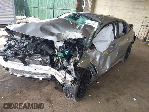 2025 Honda Civic Sport with VIN 2HGFE2F58SH541405, listed as a IAAI auction lot 42057054 with 5,000 mi miles and . Bid and sale history available at DreamBid. Image 6.