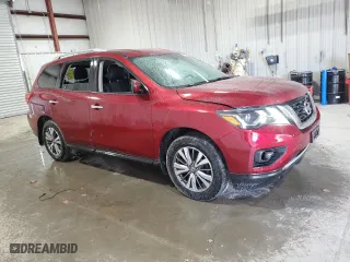 2018 Nissan Pathfinder SL with VIN 5N1DR2MM2JC655496, listed as a Copart auction lot 48126015 with 134,351 mi miles and Salvage Title. Bid and sale history available at carsss.com. Image 4.