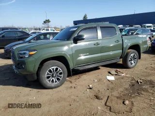 2021 Toyota Tacoma 4WD SR with VIN 3TMCZ5AN7MM431366, listed as a Copart auction lot 50206775 with 59,157 mi miles and Salvage Title. Bid and sale history available at carsss.com. Image 1.