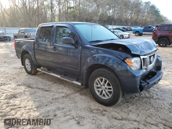 2021 Nissan Frontier SV with VIN 1N6ED0EA2MN707621, listed as a Copart auction lot 49770385 with 43,652 mi miles and Salvage title. Bid and sale history available at DreamBid. Image 4.