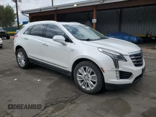2018 Cadillac XT5 Premium Luxury AWD with VIN 1GYKNFRS6JZ178777, listed as a Copart auction lot 57527735 with 92,086 mi miles and Salvage title. Bid and sale history available at DreamBid. Image 4.
