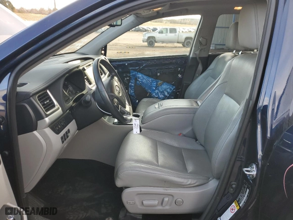 2014 Toyota Highlander Limited with VIN 5TDDKRFH4ES038655, listed as a Copart auction lot 86832854 with 132,178 mi miles and Salvage Title. Bid and sale history available at carsss.com. Image 7.