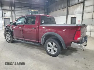 2018 Ram 1500 SLT with VIN 1C6RR7LT9JS337937, listed as a Copart auction lot 47976435 with 75,587 mi miles and Salvage title. Bid and sale history available at DreamBid. Image 2.