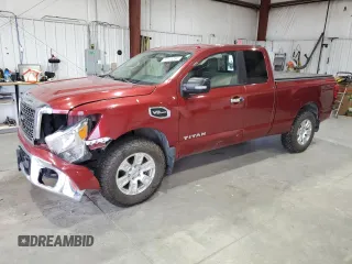 2017 Nissan Titan S z VIN 1N6AA1CJ8HN562722, wystawiony jako Copart lot #87889795 z przebiegiem 64 287 mil mil oraz Szkoda całkowita • Salvage title. Historia ofert i sprzedaży dostępna na DreamBid. Obrazek 1.