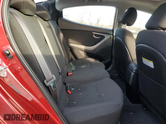 2015 Hyundai Elantra SE z VIN 5NPDH4AE0FH584083, wystawiony jako Copart lot #48060525 z przebiegiem 83 985 mil mil oraz Szkody całkowita. Historia ofert i sprzedaży dostępna na DreamBid. Obrazek 11.