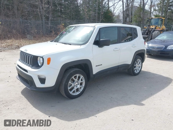 2023 Jeep Renegade Upland with VIN ZACNJDB19PPP67153, listed as a IAAI auction lot 42058104 with 26,173 mi miles. Bid and sale history available at carsss.com. Image 2.