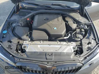 2020 BMW 3 Series 330i with VIN 3MW5R1J0XL8B36966, listed as a Copart auction lot 58501495 with 27,813 mi miles and Salvage title. Bid and sale history available at DreamBid. Image 11.