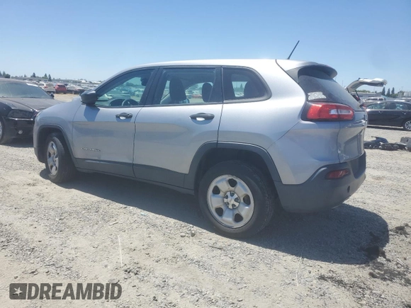2016 Jeep Cherokee Sport with VIN 1C4PJLAB8GW207708, listed as a Copart auction lot 64078895 with 136,300 mi miles and Clean title. Bid and sale history available at DreamBid. Image 2.