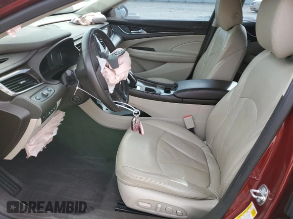2017 Buick LaCrosse Premium with VIN 1G4ZR5SS1HU129924, listed as a Copart auction lot 54311965 with 105,540 mi miles and Non repairable. Bid and sale history available at DreamBid. Image 7.