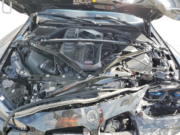2023 BMW M4 Competition with VIN WBS33AZ05PCM90580, listed as a Copart auction lot 69255834 with 0 mi miles and Salvage Title. Bid and sale history available at carsss.com. Image 11.
