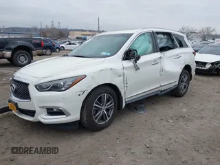 2016 Infiniti QX60 with VIN 5N1AL0MM1GC520429, listed as a IAAI auction lot 41286912 with 65,512 mi miles and . Bid and sale history available at DreamBid. Image 2.