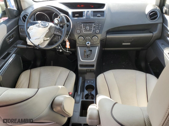 2015 Mazda Mazda5 Grand Touring with VIN JM1CW2DL8F0180607, listed as a Copart auction lot 75585224 with 47,954 mi miles and Salvage Title. Bid and sale history available at carsss.com. Image 8.