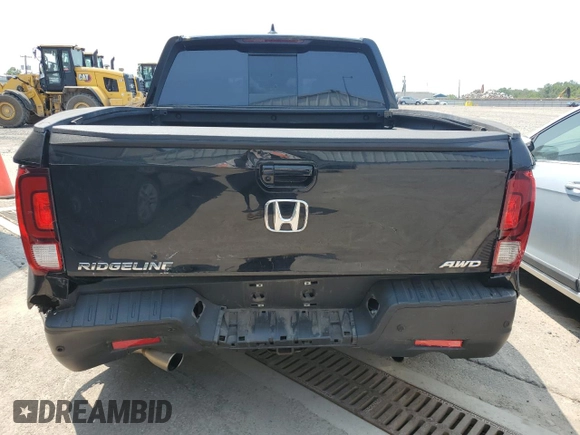 2023 Honda Ridgeline Black Edition with VIN 5FPYK3F84PB016684, listed as a Copart auction lot 58999785 with 45,171 mi miles and Salvage title. Bid and sale history available at DreamBid. Image 6.