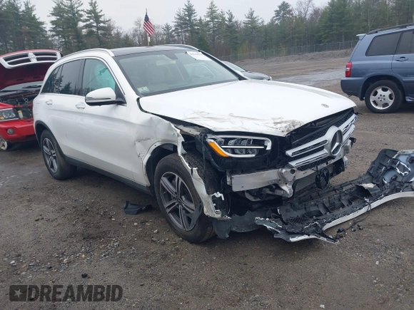 2020 Mercedes-Benz GLC 300 z VIN W1N0G8EB3LF850722, wystawiony jako IAAI lot #42143874 z przebiegiem 71 312 mil mil oraz . Historia ofert i sprzedaży dostępna na DreamBid. Obrazek 1.