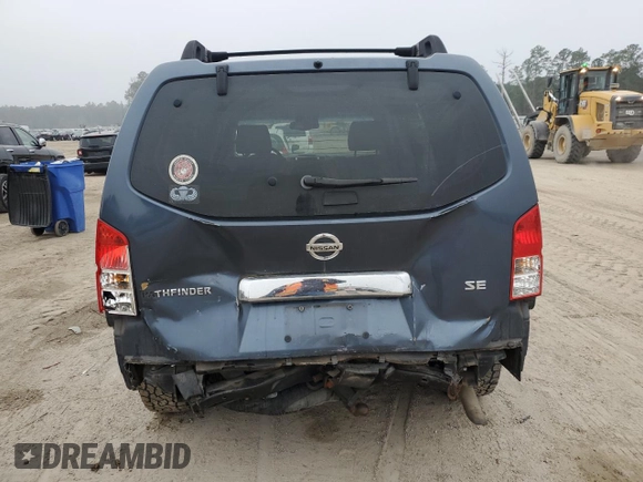 2005 Nissan Pathfinder SE with VIN 5N1AR18U85C718131, listed as a Copart auction lot 44120395 with 100,288 mi miles and Salvage Title. Bid and sale history available at carsss.com. Image 6.