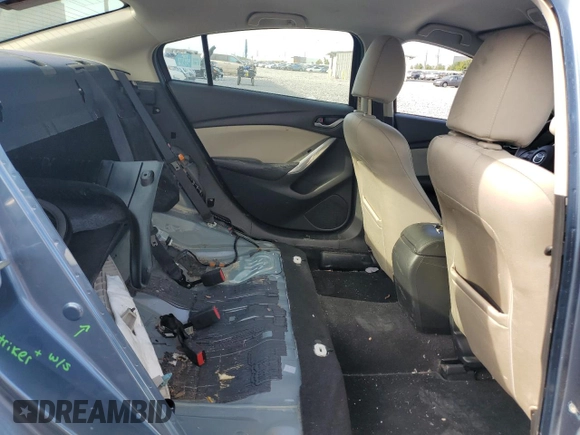 2015 Mazda 6 i Sport with VIN JM1GJ1U53F1198826, listed as a Copart auction lot 54195065 with 214,601 mi miles and Salvage Title. Bid and sale history available at carsss.com. Image 10.