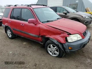 1999 Honda CR-V EX with VIN JHLRD1861XC025334, listed as a Copart auction lot 43357895 with 230,766 mi miles and Salvage Title. Bid and sale history available at carsss.com. Image 4.