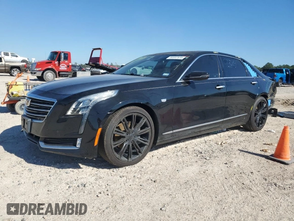 2018 Cadillac CT6 Luxury RWD z VIN 1G6KC5RX5JU100198, wystawiony jako Copart lot #80002834 z przebiegiem 66 374 mil mil oraz Szkoda całkowita • Salvage title. Historia ofert i sprzedaży dostępna na DreamBid. Obrazek 1.
