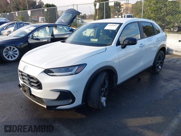 2023 Honda HR-V Sport with VIN 3CZRZ1H51PM719262, listed as a IAAI auction lot 41404081 with 24,042 mi miles. Bid and sale history available at carsss.com. Image 17.