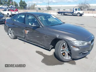 2013 BMW 3 Series 328i with VIN WBA3C1C58DF443711, listed as a IAAI auction lot 41828396 with 81,132 mi miles. Bid and sale history available at carsss.com. Image 1.