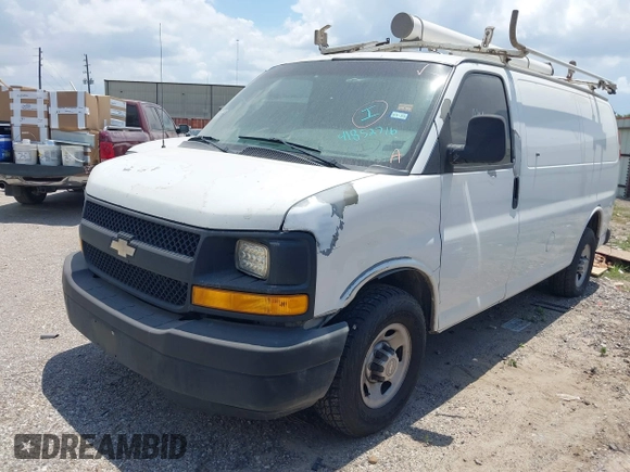 2011 Chevrolet Express Cargo with VIN 1GCWGFCA1B1109920, listed as a IAAI auction lot 41852716 with 274,364 mi miles and . Bid and sale history available at DreamBid. Image 2.