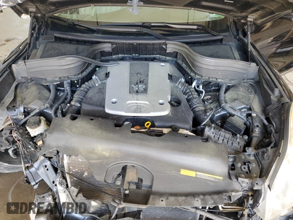 2012 Infiniti EX Journey with VIN JN1AJ0HRXCM453448, listed as a Copart auction lot 54864725 with 128,195 mi miles and Salvage title. Bid and sale history available at DreamBid. Image 12.
