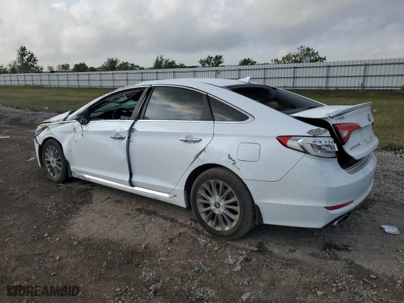 2015 Hyundai Sonata 2.4L Limited with VIN 5NPE34AF1FH194296, listed as a Copart auction lot 77887704 with 126,313 mi miles and Salvage Title. Bid and sale history available at carsss.com. Image 2.