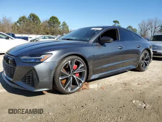 2022 Audi RS 7 z VIN WUAPCBF22NN912345, wystawiony jako Copart lot #41202044 z przebiegiem 5076 mil mil oraz Szkody całkowita. Historia ofert i sprzedaży dostępna na DreamBid. Obrazek 1.