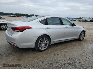 2018 Genesis G80 3.8L with VIN KMHGN4JE2JU243154, listed as a Copart auction lot 73503304 with 41,914 mi miles and Salvage Title. Bid and sale history available at carsss.com. Image 3.