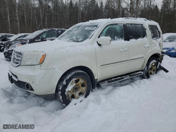 2015 Honda Pilot Touring with VIN 5FNYF4H99FB501636, listed as a Copart auction lot 43819855 with 459,045 mi miles and Salvage Title. Bid and sale history available at carsss.com. Image 1.