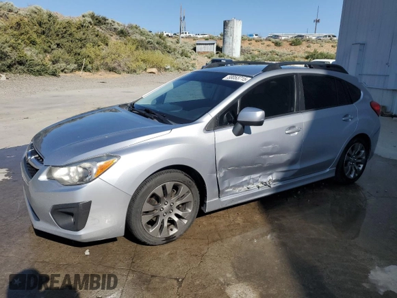 2013 Subaru Impreza Special Sports Premium z VIN JF1GPAL65DH845200, wystawiony jako Copart lot #58053715 z przebiegiem 99 608 mil mil oraz Szkoda całkowita • Salvage title. Historia ofert i sprzedaży dostępna na DreamBid. Obrazek 1.