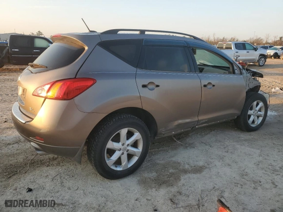 2010 Nissan Murano S with VIN JN8AZ1MUXAW000202, listed as a Copart auction lot 47123175 with 50,469 mi miles and Salvage Title. Bid and sale history available at carsss.com. Image 3.