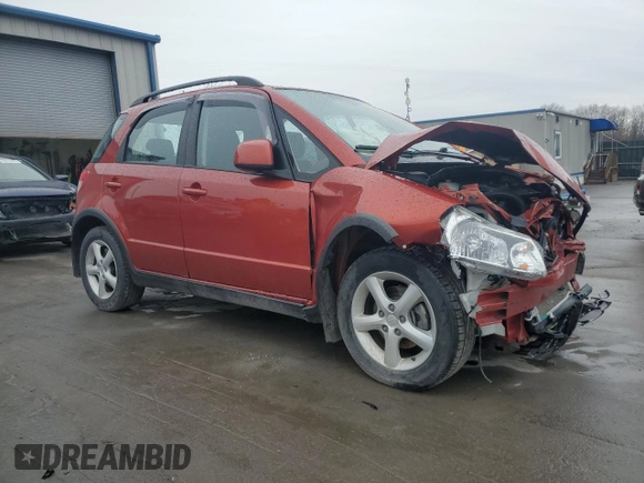 2007 Suzuki SX4 with VIN JS2YB413175107297, listed as a Copart auction lot 52012665 with 40,044 mi miles and Salvage Title. Bid and sale history available at carsss.com. Image 4.