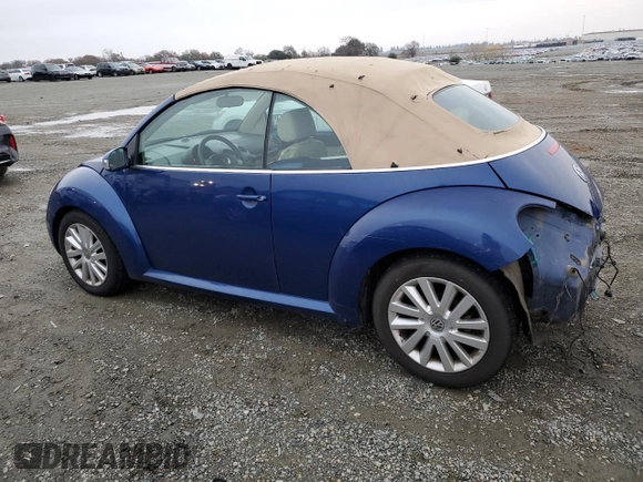2008 Volkswagen Beetle SE with VIN 3VWRG31Y98M400590, listed as a Copart auction lot 86334134 with 118,307 mi miles and Salvage title. Bid and sale history available at DreamBid. Image 2.
