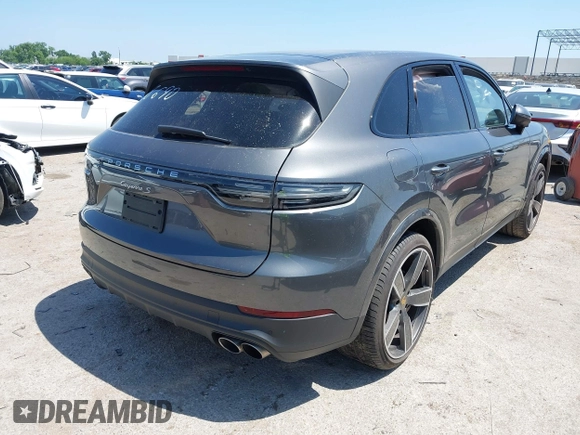 2021 Porsche Cayenne S with VIN WP1AB2AY8MDA28690, listed as a IAAI auction lot 42333167 with 39,489 mi miles and . Bid and sale history available at DreamBid. Image 4.