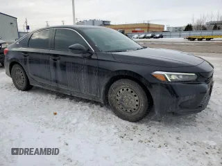 2024 Honda Civic Sedan EX with VIN 2HGFE2F36RH110800, listed as a Copart auction lot 44919745 with 21,221 mi miles and Salvage Title. Bid and sale history available at carsss.com. Image 4.