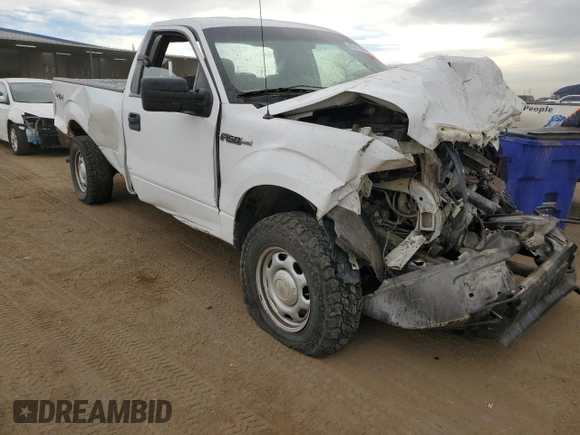 2014 Ford F-150 XL with VIN 1FTNF1EF8EKF10907, listed as a Copart auction lot 85311594 with Not provided miles and Salvage title. Bid and sale history available at DreamBid. Image 4.
