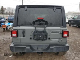 2022 Jeep Wrangler Unlimited Willys Sport with VIN 1C4HJXDM0NW256150, listed as a Copart auction lot 46171125 with 35,846 mi miles and Clean Title. Bid and sale history available at DreamBid. Image 6.