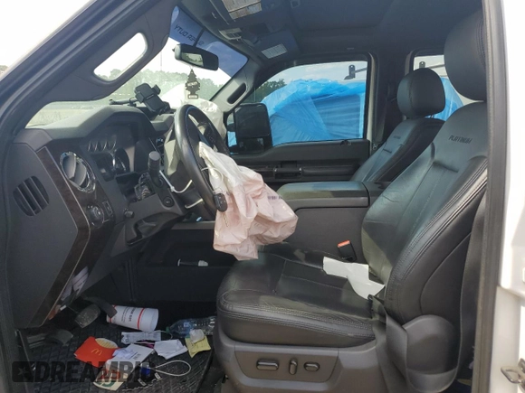 2014 Ford F-350 XLT with VIN 1FT8W3BT9EEB86335, listed as a Copart auction lot 53987085 with Not provided miles and Salvage title. Bid and sale history available at DreamBid. Image 7.