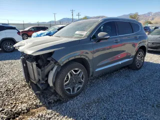 2021 Hyundai Santa Fe Calligraphy with VIN 5NMS5DAL7MH317368, listed as a Copart auction lot 77330654 with 36,772 mi miles and Salvage Title. Bid and sale history available at carsss.com. Image 1.
