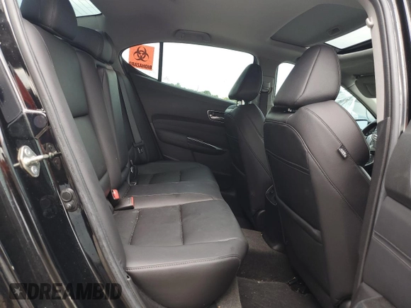 2019 Acura TLX with VIN 19UUB1F34KA003839, listed as a Copart auction lot 46696995 with 0 mi miles and Non Repairable. Bid and sale history available at carsss.com. Image 10.