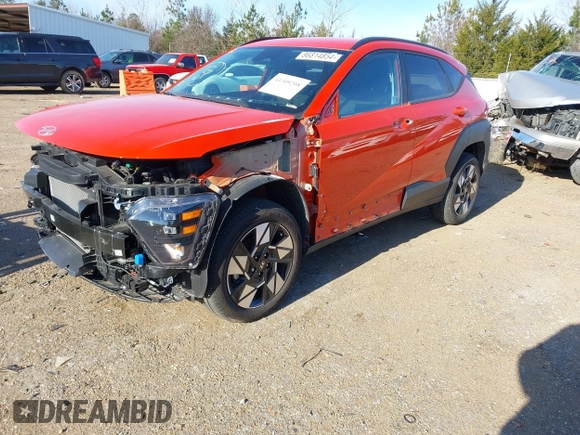 2024 Hyundai Kona SEL with VIN KM8HBCABXRU096414, listed as a IAAI auction lot 41309208 with 7,765 mi miles and . Bid and sale history available at DreamBid. Image 17.