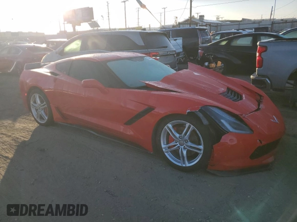 2017 Chevrolet Corvette 1LT with VIN 1G1YB2D7XH5101361, listed as a Copart auction lot 87439564 with 89,725 mi miles and Salvage Title. Bid and sale history available at carsss.com. Image 4.
