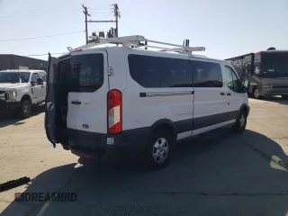 2018 Ford Transit Passenger XL with VIN 1FBZX2YG9JKA72955, listed as a Copart auction lot 59350194 with 151,401 mi miles and Salvage Title. Bid and sale history available at DreamBid. Image 3.