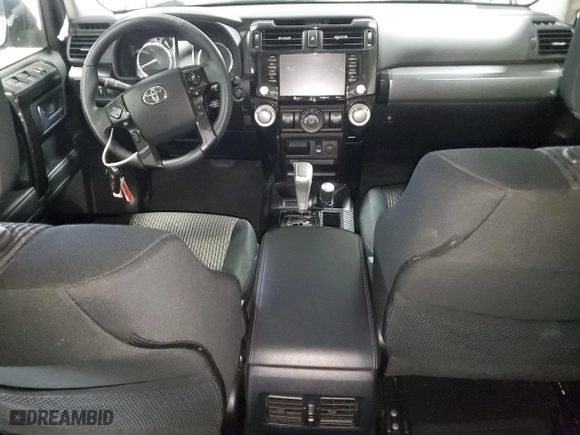 2024 Toyota 4Runner TRD Off Road with VIN JTEPU5JR7R6238642, listed as a Copart auction lot 42112705 with 0 mi miles and Salvage Title. Bid and sale history available at carsss.com. Image 8.