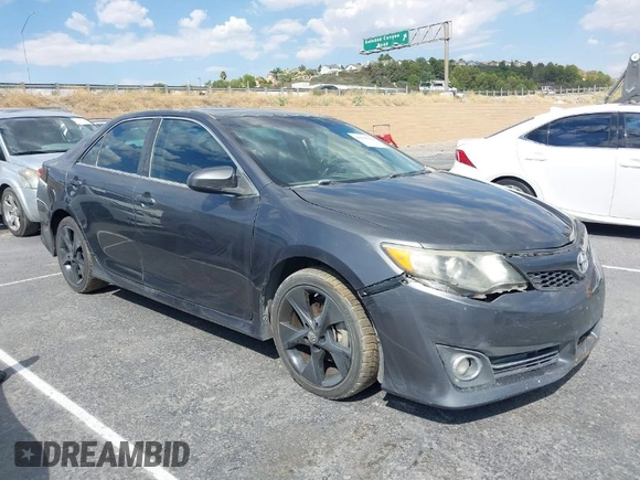 2012 Toyota Camry SE with VIN 4T1BK1FK8CU011838, listed as a IAAI auction lot 40291612 with 1 mi miles. Bid and sale history available at carsss.com. Image 1.
