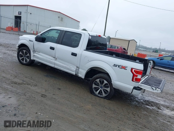 2019 Ford F-150 XL with VIN 1FTEW1CP0KKF10214, listed as a IAAI auction lot 41222565 with 76,920 mi miles and . Bid and sale history available at carsss.com. Image 3.