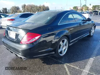 2009 Mercedes-Benz CL-Class V8 AMG with VIN WDDEJ77X89A020041, listed as a IAAI auction lot 41590508 with 127,040 mi miles. Bid and sale history available at carsss.com. Image 4.